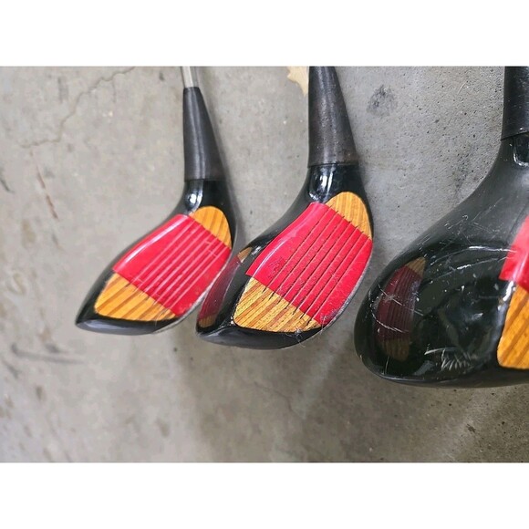 Vintage Ping Karsten III Fairway Wood Set 1 3 4 5 Woods RH ZZ Lite Steel Shaft - Picture 6 of 11